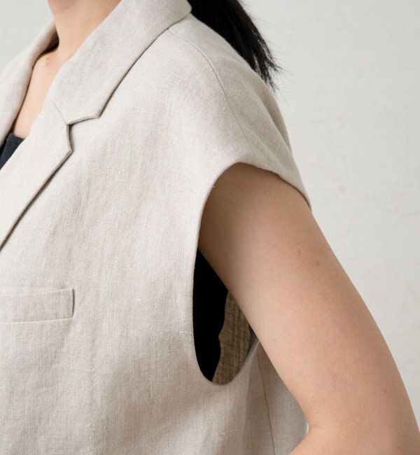 日本製 Loungedress リネンジレジャケット