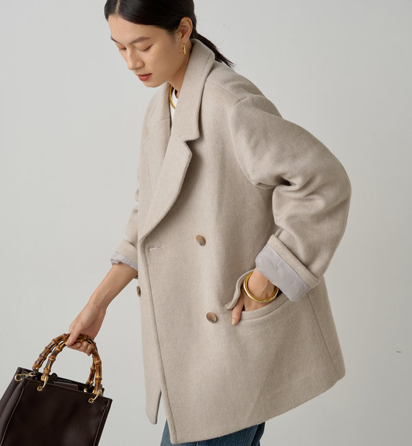ショートPコート|Loungedress(ラウンジドレス)の通販｜アイルミネ