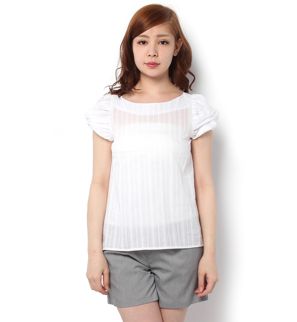 【雑誌掲載】ネジリスリーブブラウス