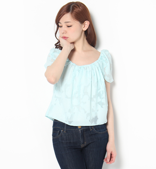 JQシフォンオフショルBL
