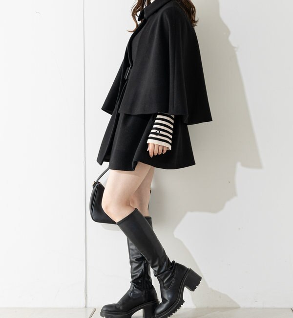 【再入荷】2wayポンチョコート