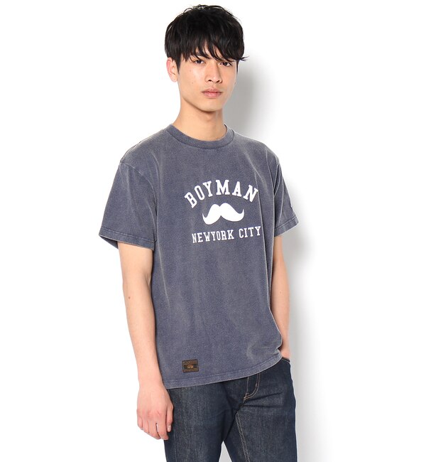 【BOYMAN】カレッジクラックTEE