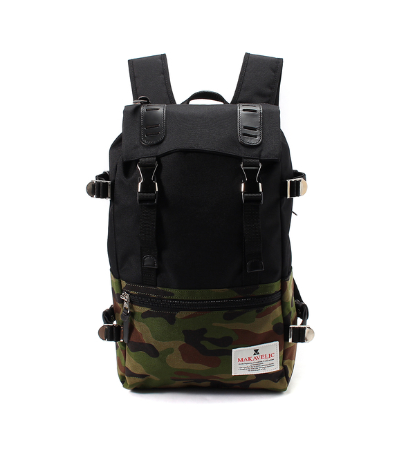 【フーズフーギャラリー/WHO’S WHO gallery】 【MAKAVELIC】TRUCKS DOUBLE BELT DAYPACK M [送料無料]