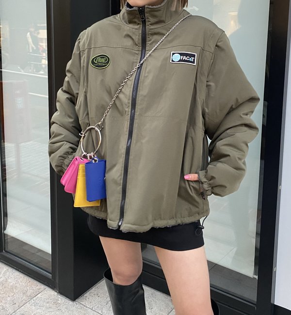 COOPER FACTワッペンリバーシブルボアジャケット