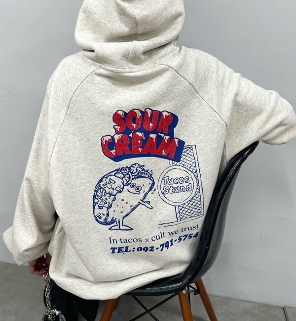 【Sourcream × TACOSSTAND】ロゴパーカー