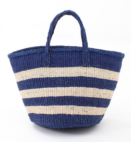 ADEGA CREATIONS ボーダーカゴBAG