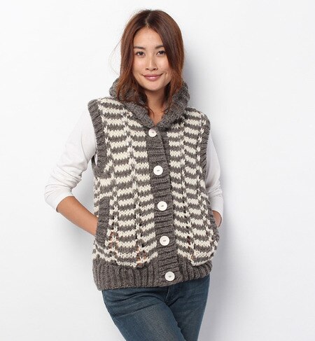 PERU KNIT BDベスト