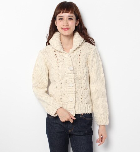 PERU KNIT ショールカラーC/D