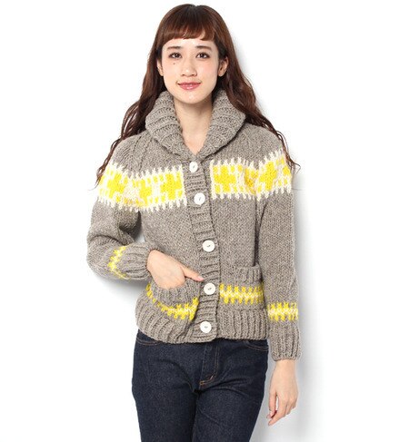 PERU KNIT ショールカラーJQC/D