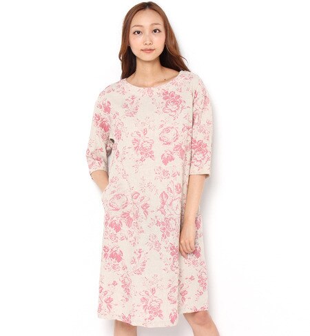 【ニーム/NIMES】 Paris Rose Flare dress [送料無料]