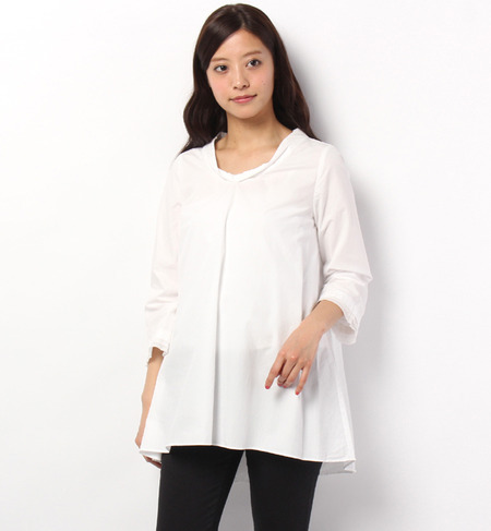 50/-タイプライター チュニックブラウス