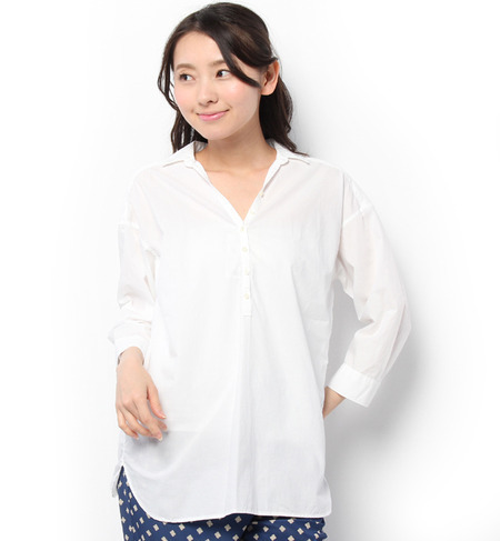 Blanc et Bleu チュニックシャツ