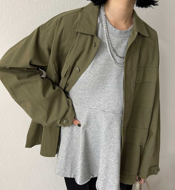 ミリタリーシャツジャケット|SHENERY(シーナリー)の通販｜アイルミネ