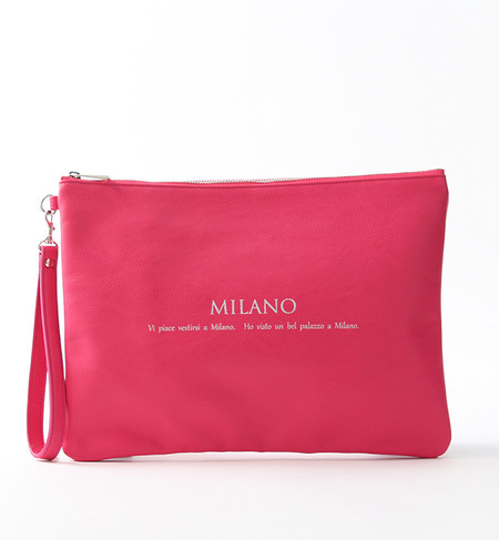 ＺＩＰシンプルロゴクラッチ