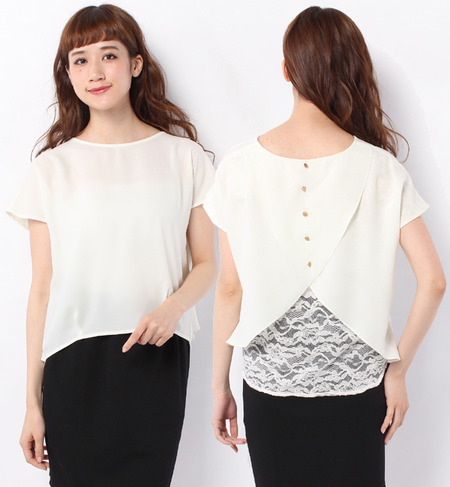 ＥＪＺバックレースプルオーバーＳＳ