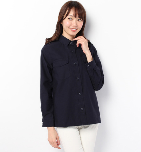 ＢサテンミリタリーシャツＬ／Ｓ