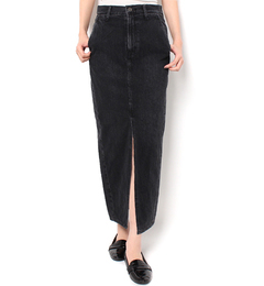 【アパートバイローリーズ/apart by lowrys】 デニムロングスリットスカート [送料無料]