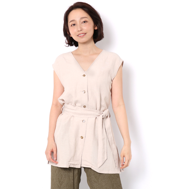 Ryli Vネックノースリーブ トップス アパートバイローリーズ Apart Ryli Vネックノースリーブ トップス アパートバイローリーズ Apart