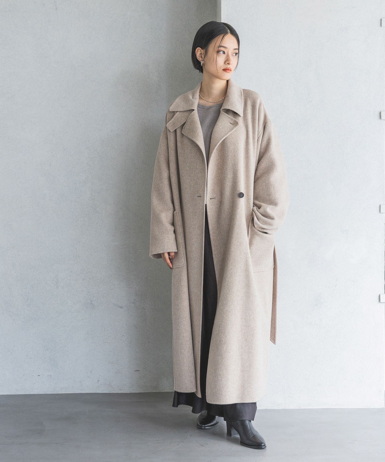 日本全国送料無料商品 | 特集 | カシープ3WAYスタンドロングコート|apart by lowrys(アパート ジャケット・アウター