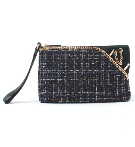 【NET販売限定】ツイードクラッチバッグ