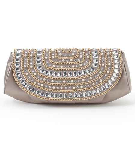 【クルーン ア ソング/CROON A SONG】 【NET販売限定】チェーンビジュークラッチ [送料無料]