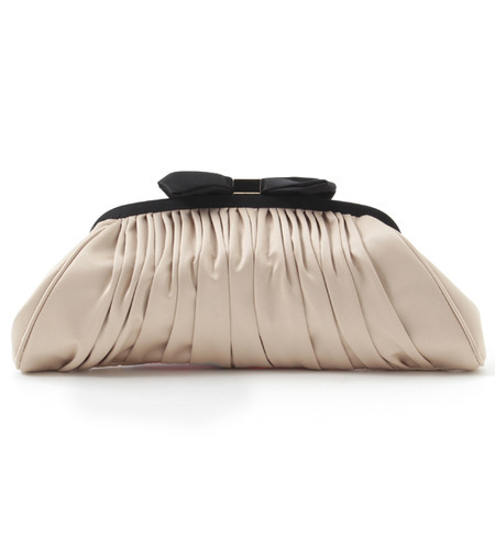 【クルーン ア ソング/CROON A SONG】 【NET販売限定】ギャザーリボン2WAYクラッチ [送料無料]