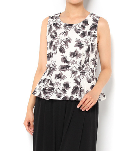 【クルーン ア ソング/CROON A SONG】 【NET販売限定】フラワーシックブラウス [送料無料]