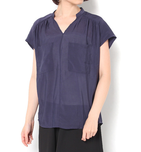 【NET販売限定】スキッパーシャツブラウス