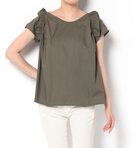 【NET販売限定】フリルギャザーブラウス