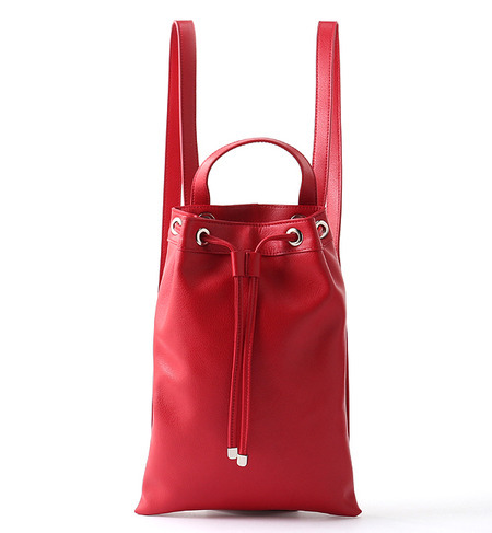 【クルーン ア ソング/CROON A SONG】 【YAHKI】床革巾着レザーリュック [送料無料]