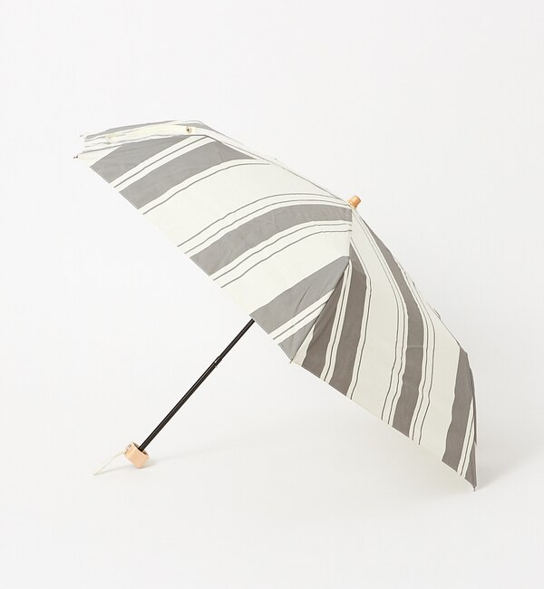 ＜アイルミネ＞【コレックス/collex】 晴雨兼用 日傘 ミックススストライプ折り畳み傘画像