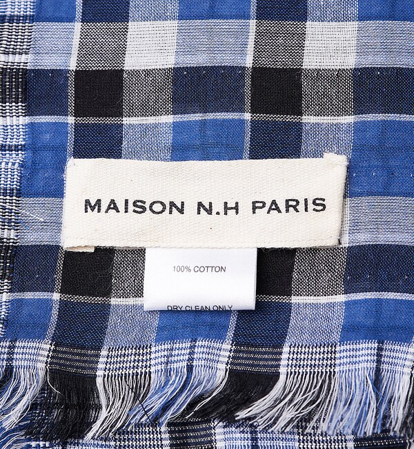 MAISON N.H PARIS】リバーシブル チェックスカーフ|collex(コレックス)の通販｜アイルミネ