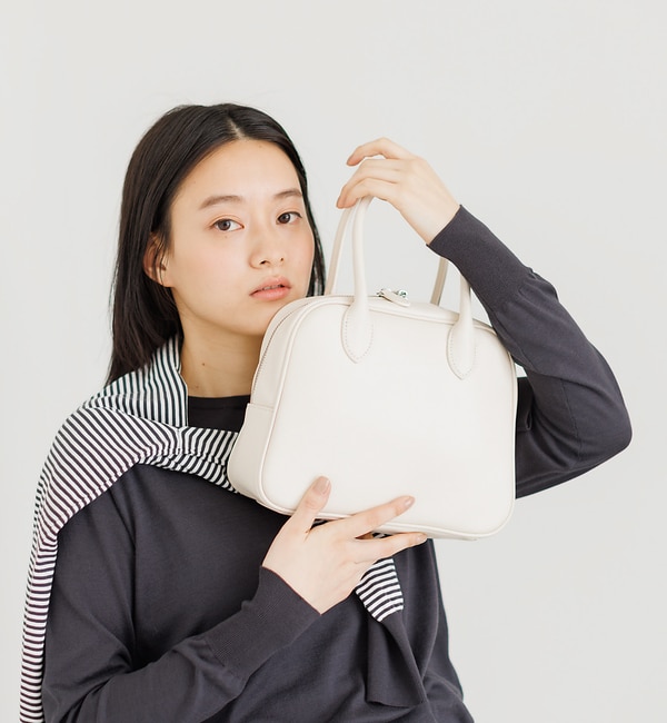 【Varje Dag】レザー ミニボストン ショルダー2WAYバッグ