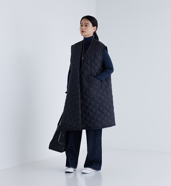 【Yarmo】 Quilted Gillet　キルティング ジレ