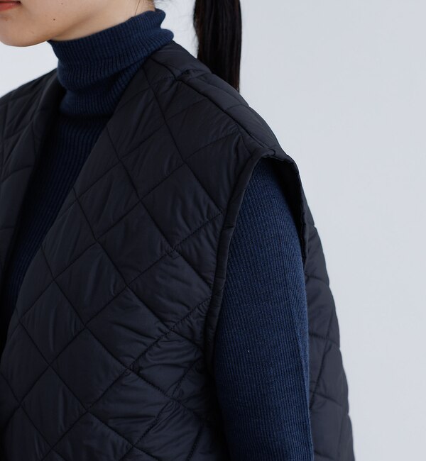 【Yarmo】 Quilted Gillet　キルティング ジレ