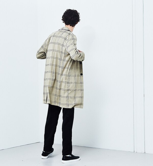 展開店舗限定】カットチェスターチェック コート|ABAHOUSE(アバハウス)の通販｜アイルミネ