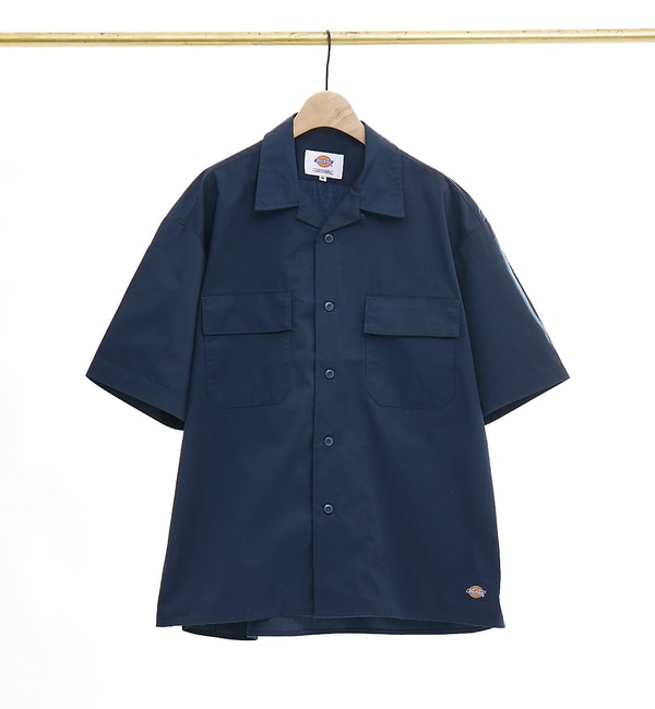 Dickies/ディッキーズ】半袖 オープンカラー ワークシャツ|ABAHOUSE