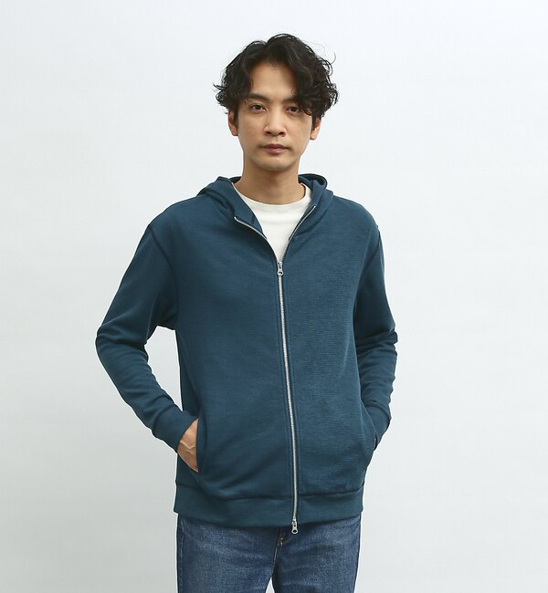袖配色ステッチ】ジップアップ パーカー|ABAHOUSE(アバハウス)の通販