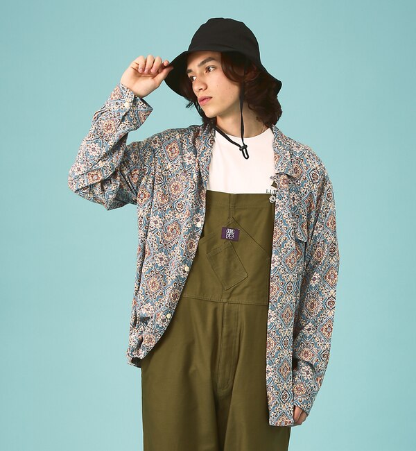 PENNEY´S / 60S LOOP COLLAR SHIRT/ペーズリー/ボーダーシャツ-