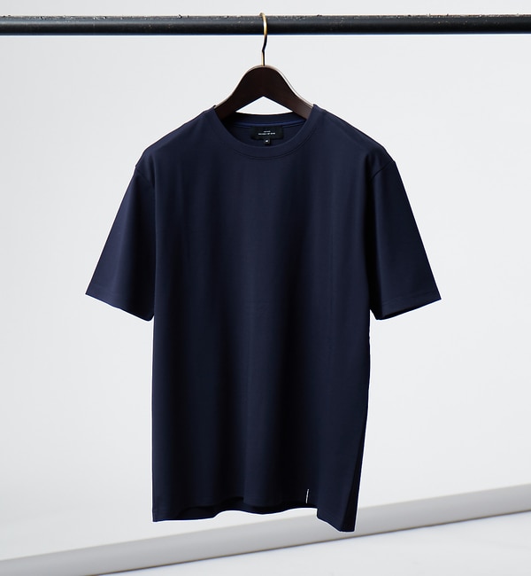 【クルーネック】ストレッチ ポンチ 半袖Tシャツ