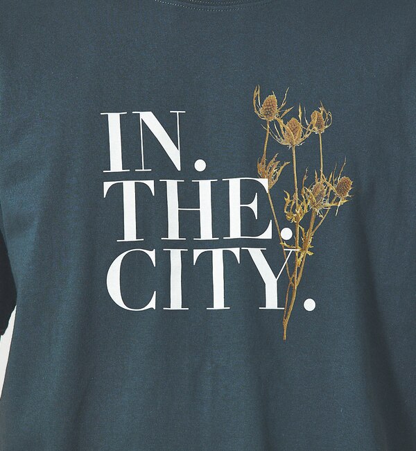 IN THE CITY】ドライフラワー 半袖 Tシャツ|ABAHOUSE(アバハウス)の