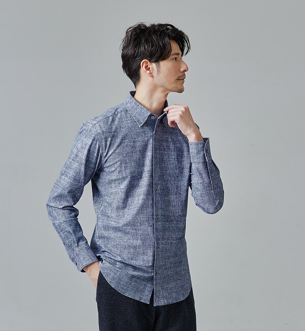 FLEX SHIRTS】DryMoment シャンブレー シャツ|ABAHOUSE(アバハウス)の