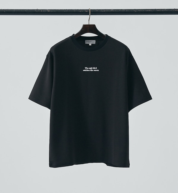 ABAHOUSE アバハウス 長袖Tシャツ 黒 メンズ - Tシャツ