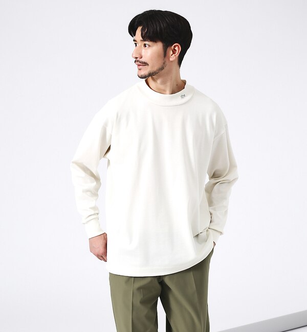 LACOSTE】カノコ モックネック 長袖Tシャツ|ABAHOUSE(アバハウス)の