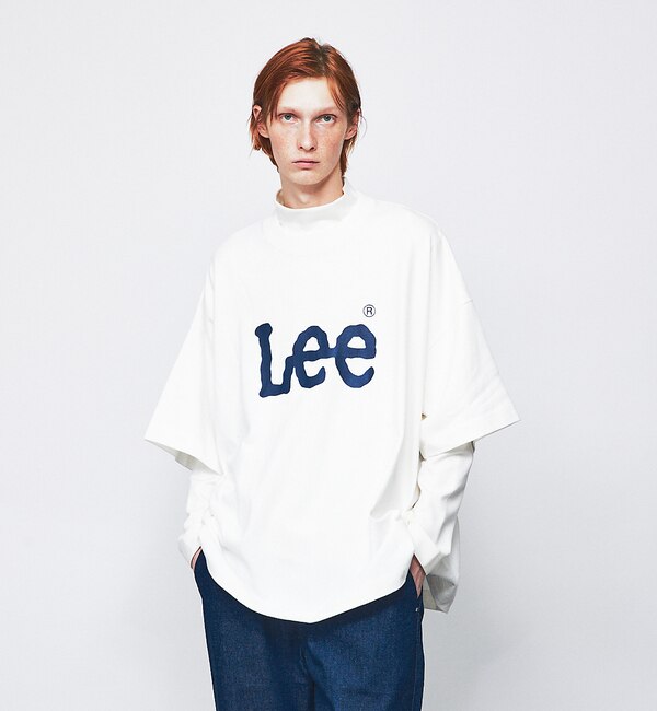 Lee】フロントロゴ フリーサイズ ビッグシルエット 半袖Tシャツ LT307