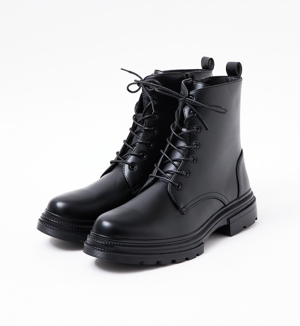 メンズファッションなら|【アバハウス/ABAHOUSE】 Black Air sole 編み上げブーツ【予約】