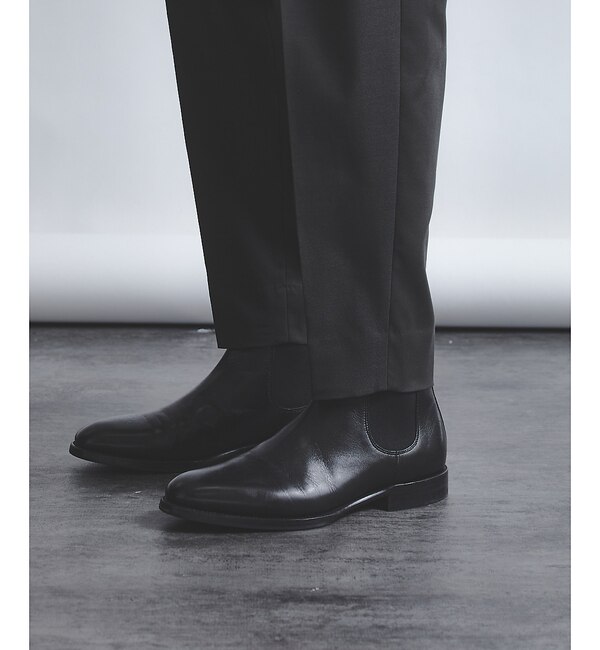 SHOO IN SHOE】カーフレザー チェルシーブーツ / サイドゴアブーツ｜alfredoBANNISTER (MEN'S) /  アルフレッド・バニスター