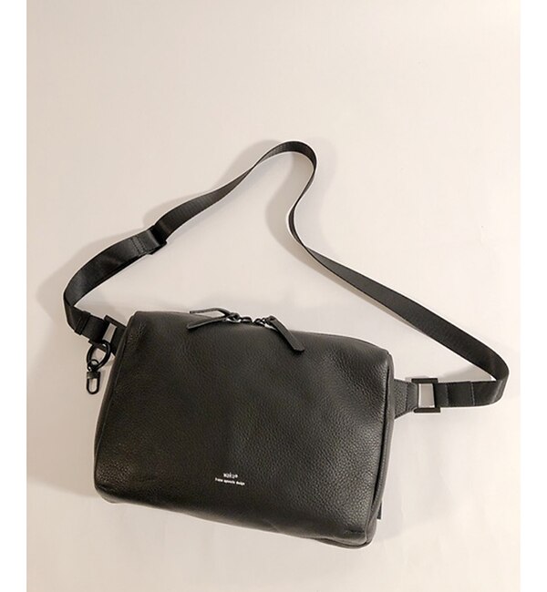 waku】KURO shoulder bag / ショルダーバッグ|alfredoBANNISTER