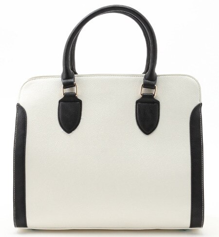 Black/white square bag