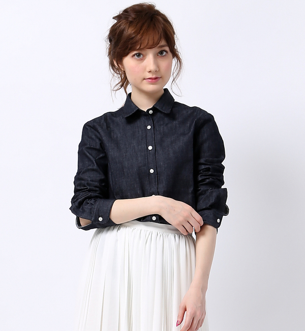 【ルージュ・ヴィフ ラクレ/Rouge vif la cle】 MAISON STANDARDSデニムシャツ [送料無料]